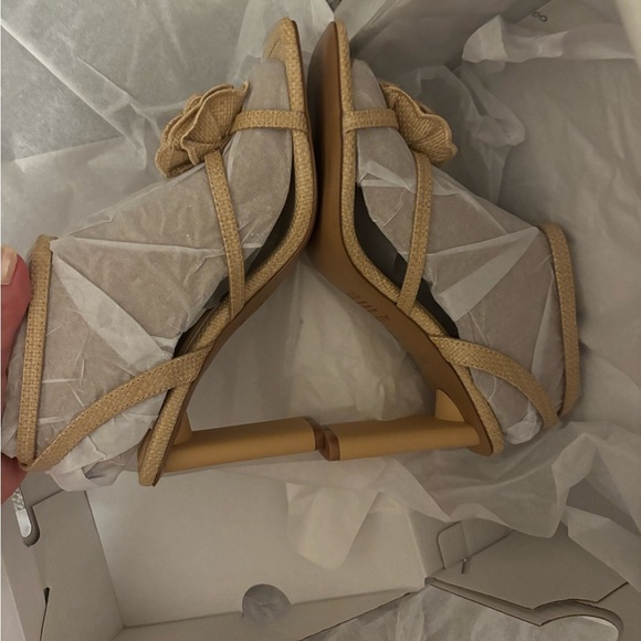 ALDO SiennaMae Raffia Heeled Sandals Natural Beige – Size 9 brand new - Picture 12 of 16